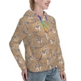 thumbnail image 6 of Salouo Cactus Alpaca Pattern Hoodie Sweatshirts for Women, Autumn Pullover Hoodie Workout Sweat Women's Long Sleeve Preppy Sweatshirts-XX-Large, 6 of 7