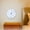 White, variant on Modern LED Wall Light | 360° Ring Soft Glow | Battery-Powered Button Style Bedside Lamp for Bedroom & Hallway | Cool White & Warm White | 8.6cm Round