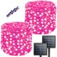 thumbnail image 1 of Guirnalda de luces solares BHCLIGHT 200 LED 24 m, paquete de 2 unidades, rosa, 1 of 9