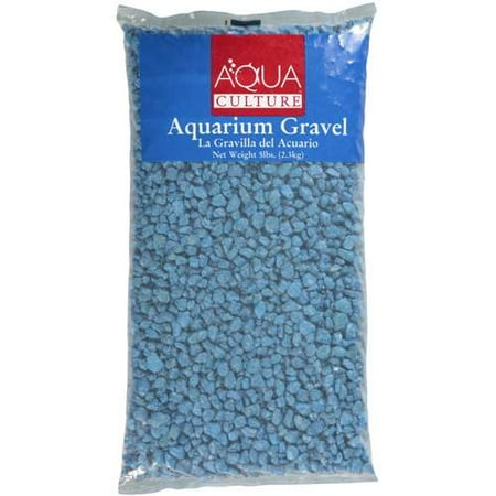 Aqua Culture Midnight Blue Aquarium Gravel, 5 Lb.