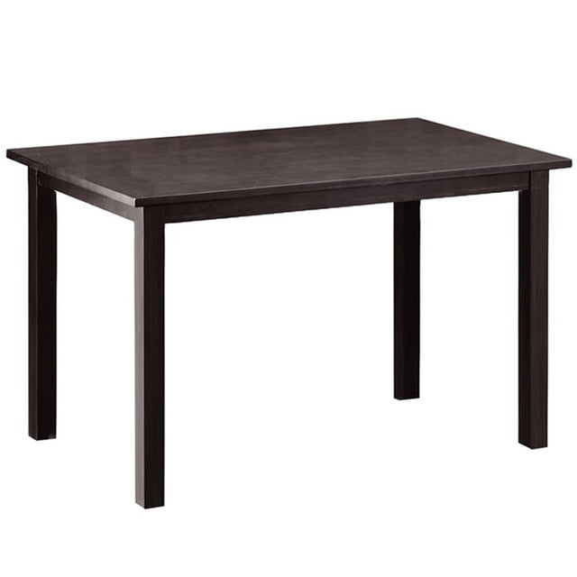 Baxton Studio Andrew Modern Dining Table, 29.5" x 47.75" x 30", Dark Brown