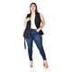 thumbnail image 5 of Chaleco elegante con cinto Roman Fashion /Tallas Extras, 2557 (Negro) negro 40, 5 of 6