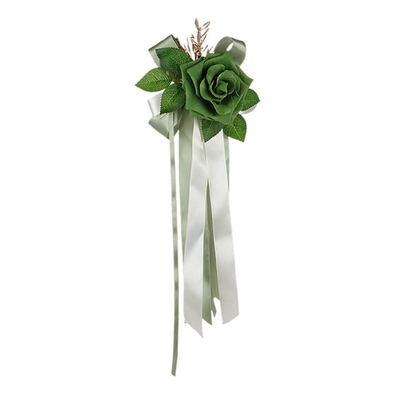 Rose Wedding Car Decoration,Bouquet Door Handle & Rearview Mirror Flowers,Just Decorations Married Automotive Accessories