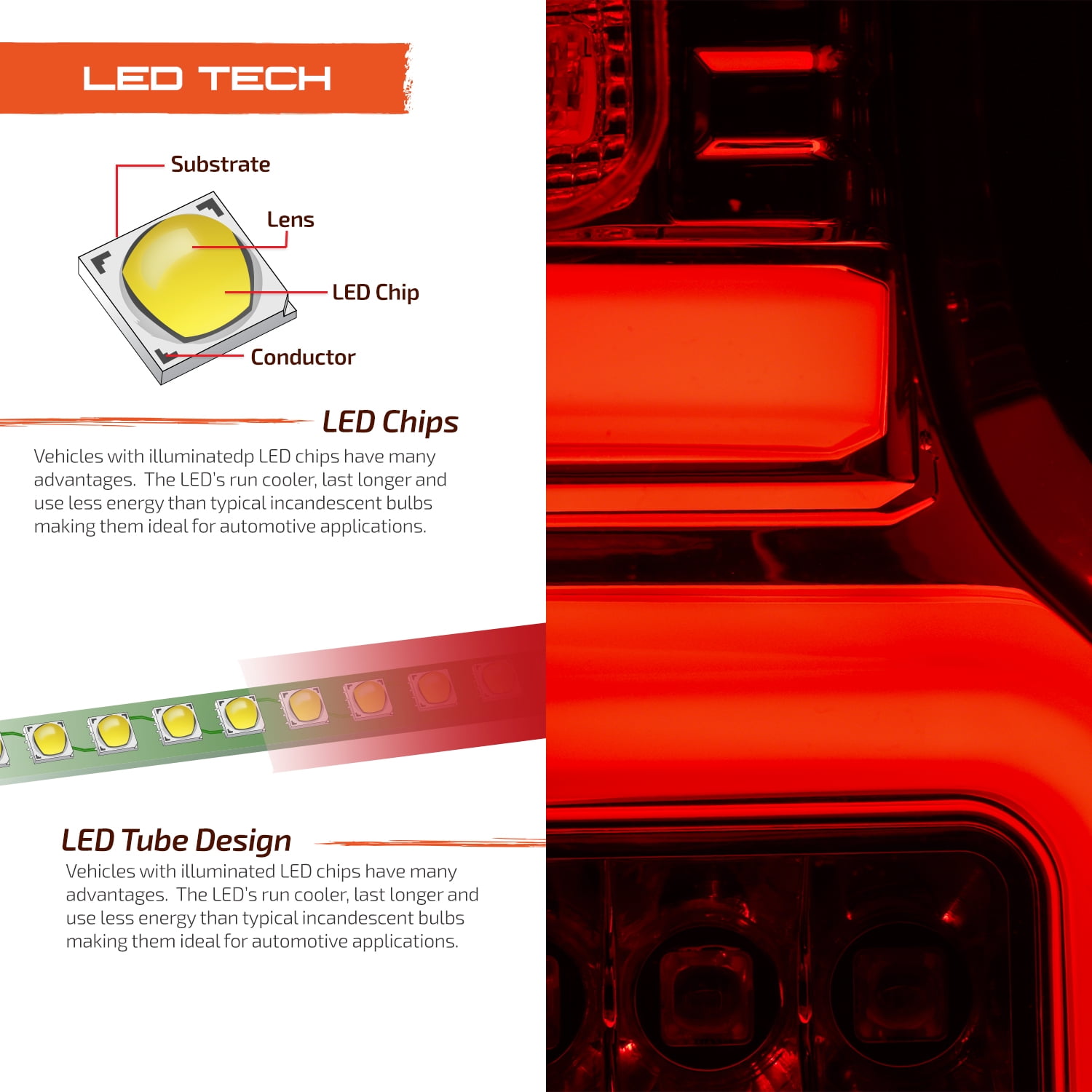 AKKON - Fits 2019-2022 Chevy Silverado 1500 | 2021 2500HD/3500HD New [Halogen Type] Chrome Tail Light Brake Lamp Pair Left+Right