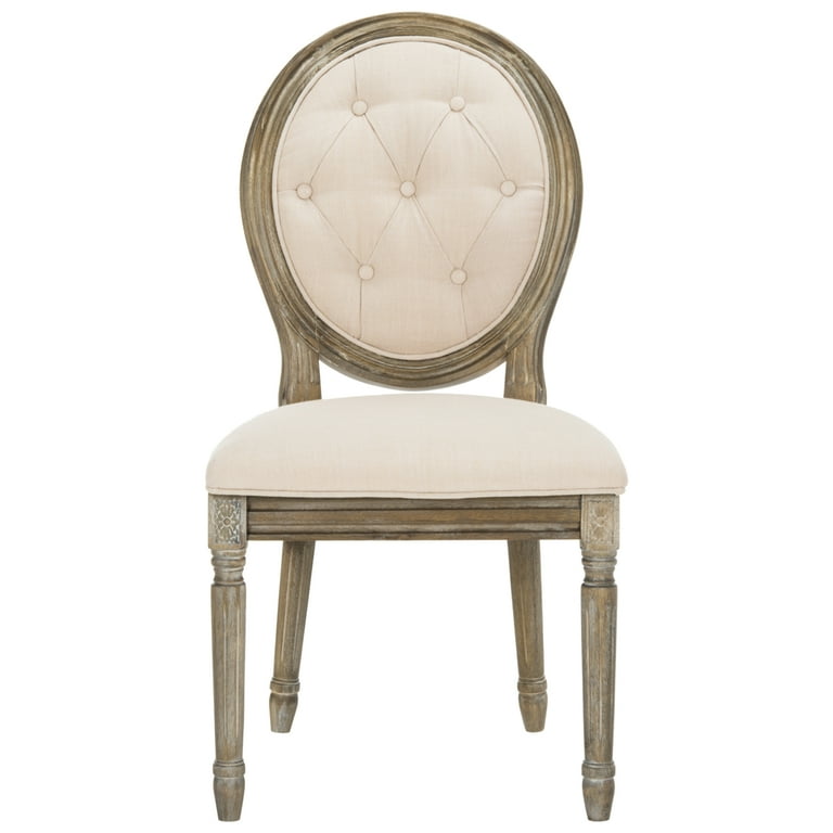 SAFAVIEH Holloway Transitional Tufted Oval Back Side Chair Set of
