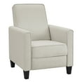 thumbnail image 2 of Furniture of America Rengo Linen Upholstered Recliner, Beige, 2 of 11