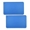 thumbnail image 1 of Tapete de silicona para comida de perros con bordes elevados, antideslizante, para gatos espesar azul, 1 of 9