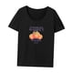 thumbnail image 3 of Camiseta de mujer verano femenino cuello redondo Simple suave cuello redondo camisa para vacaciones L, 3 of 7