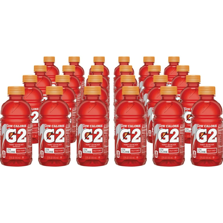 Gatorade Fruit Punch Low-Calorie Sports Drinks - 12 fl oz (355 mL) - Bottle - 24 / Carton Gatorade Fruit Punch Low-Calorie Sports Drinks - 12 fl oz (355 mL) - Bottle - 24 / Carton