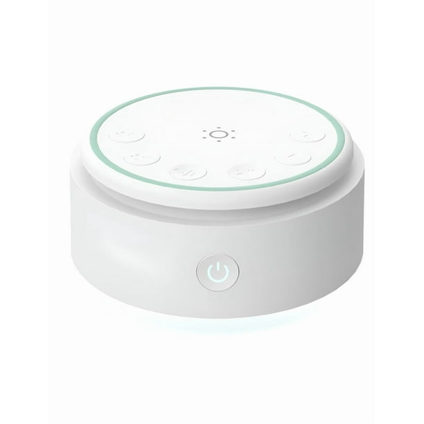 Máquina Xtellar de Ruidos Blancos Portátil para Bebés y Adultos, con 20 Sonidos y Luz Nocturna Color Blanco