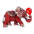 thumbnail image 1 of 1Pc Elephant Shaped Brooch Rhinestone Suit Brooch Fashion Clothes Accessory, 1 of 7
