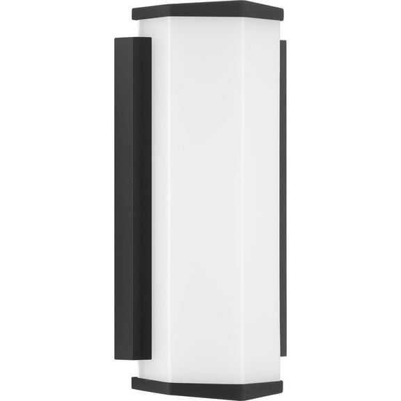 Progress Lighting Z-1070 Outdoor LED Wall Light, Black, Elongated Acrylic Shade