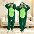 thumbnail image 2 of YunPes Unisex Kids Plush Animal Jumpsuit Long Sleeve Flannel One Piece Loungewear Boys Girls Halloween Dress-Up Party Stage Performance Wear, 2 of 4
