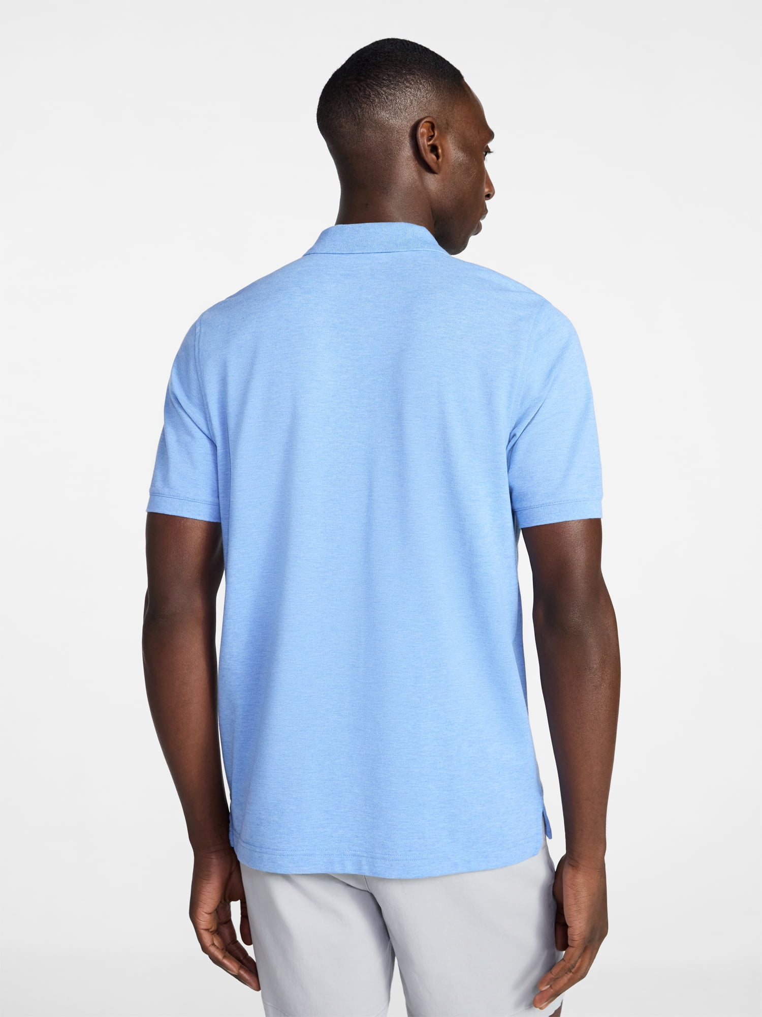 George Men's & Big Men's Classic Fit Pique Polo with Short Sleeves, Sizes XS-5XL, LT-3XLT