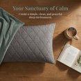 thumbnail image 4 of Unique Bargains Breathable Hypoallergenic Envelope Pillow Protectors King Dark Gray 20" x 35", 4 of 5