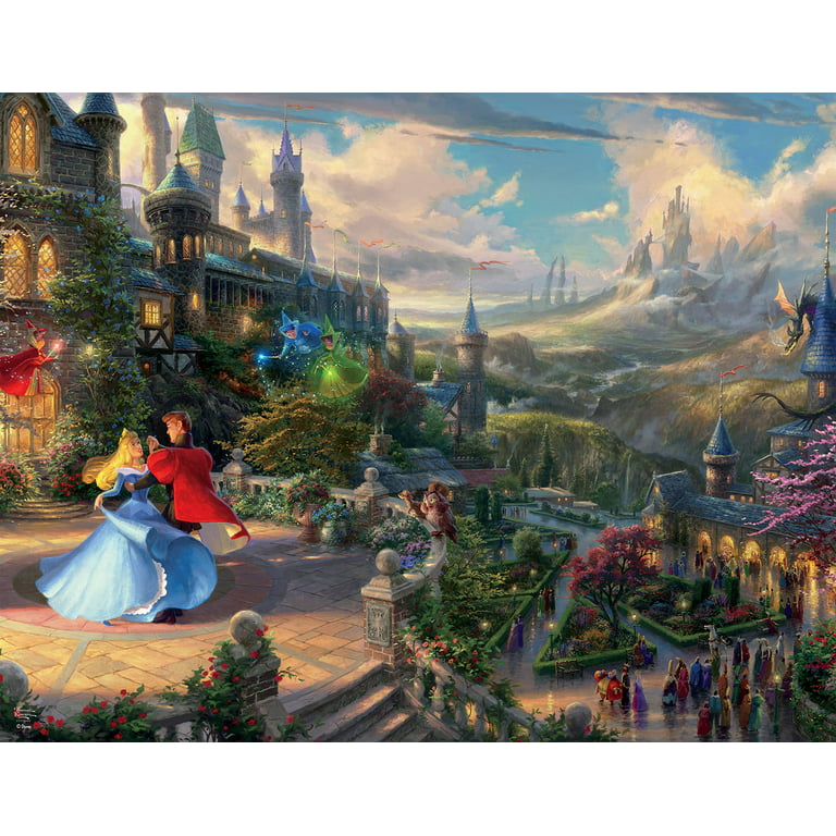 Thomas Kinkade Disney Dreams 4 in 1 Puzzle Set –
