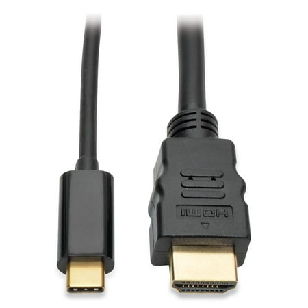 UPC: 0037332202468 | Tripp Lite USB C to HDMI Adapter Cable (M/M) 3840 x 2160 (4K x 2K) @ 30 Hz 6 ft 1 (Quantity)