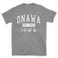 thumbnail image 1 of Onawa Iowa Classic Established Men's Cotton T-Shirt, 1 of 1