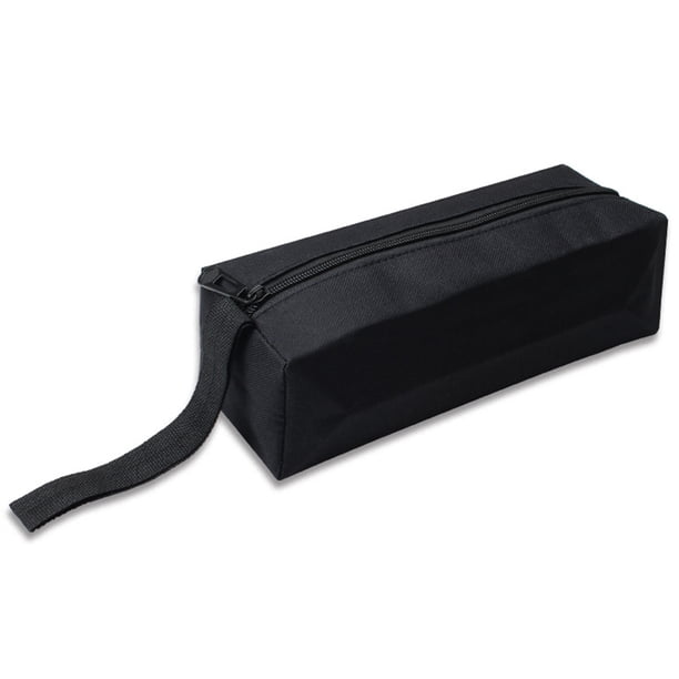 Bolsa de herramientas portátil impermeable kit de electricista organizador de herramientas de reparación (negro)