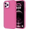 thumbnail image 1 of Funda de Silicona Engrosada para iPhone 12 Pro Max, Pitaya, 1 of 6