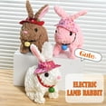 thumbnail image 4 of Interactive Electric Walking Jumping Rabbit Plush Toy for Kids, Realistic Electronic Bunny with Wiggling Ears & Sound Effects, Soft Easter Gift Animal Pet, 4 of 8