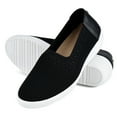 thumbnail image 5 of JENN ARDOR Women Slip On Walking Shoes Platform Loafers Mesh Knit Sock Sneakers, 5 of 6