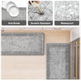 thumbnail image 6 of Anti Fatigue Fall Kitchen Mats, Boho Distressed Kitchen Floor Mats 17"x47"+17"x29", Non Slip Waterproof Kitchen Rugs, Padded Comfort Standing Mats for Laundry, Office, Sink, Desk Orange Multi, 6 of 6