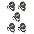 thumbnail image 1 of ZLight Sports Stopwatch Calendar Waterproof Shockproof Timer Clock Judgment Stop Watch Timing Function for Running 79X62X19mm 5Set, 1 of 6