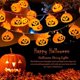 thumbnail image 2 of Guirnalda de luces decorativas de calabaza de Halloween, 3 m, 20 LED, impermeable, para exteriores, 2 of 5