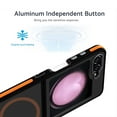 thumbnail image 2 of Upgraded Magnetic for Samsung Galaxy Z Flip 7 Case [Compatible with Magsafe] [Mil-Grade Protection], Luxury Pocket-Friendly Ultra Slim Translucent Phone Case Cover for Samsung Galaxy Z Flip 7,Orange, 2 of 5