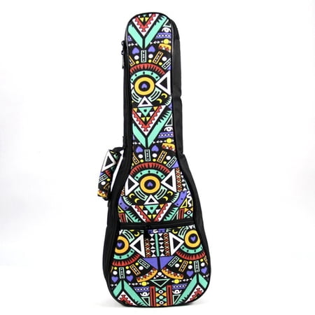 Ukulele Case Bag, Padding Professional Thick Shockproof Waterproof with Handle Oxford Cloth for Concert Musical Instrument Accessories 26 inch