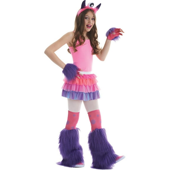 Pink and Purple 3-Piece Monster Kit Child Halloween Accessory