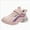 A050-Pink, variant on NIEWTR Unisex-Child Sneakers Toddler Boys Girls Running Leather Sneakers Breathable Mesh Athletic Shoes Walking Shoes Running Athletie Sneakers (Black,4)