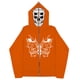 thumbnail image 1 of Sudadera de calavera oscura Y2K europea y americana, sudaderas con capucha para hombres y mujeres, sudadera gótica para parejas Harajuku, sudadera de Cremallera larga de gran tamaño, 1 of 5
