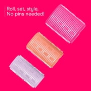 Conair Thermal Self-Grip Rollers, Assorted Sizes, Multicolor, 12 Count