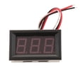 thumbnail image 2 of Voltímetro digital Baoblaze 0.56 pulgadas CC 0-100 V pantalla roja, 2 of 7