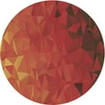 thumbnail image 1 of Ahgly Company Machine Washable Indoor Round Transitional Grapefruit Red Area Rugs, 7' Round, 1 of 7