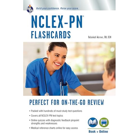 Pre-Owned Nclex-PN Flashcard Book   Online (Paperback) 0738611735 9780738611730
