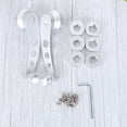 thumbnail image 3 of 2pcs Aluminium Car Window Crank Handle Lever (Silver), 3 of 8