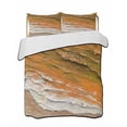 thumbnail image 2 of Orange Coastal Beach Twin Size Down Alternative Comforter, Lightweight Comforter Quilt Bedding Set with Pillow Shams Summer Nautical Oil Painting All Seasons Bed Comforter Duvet Insert 68"x86", 2 of 7
