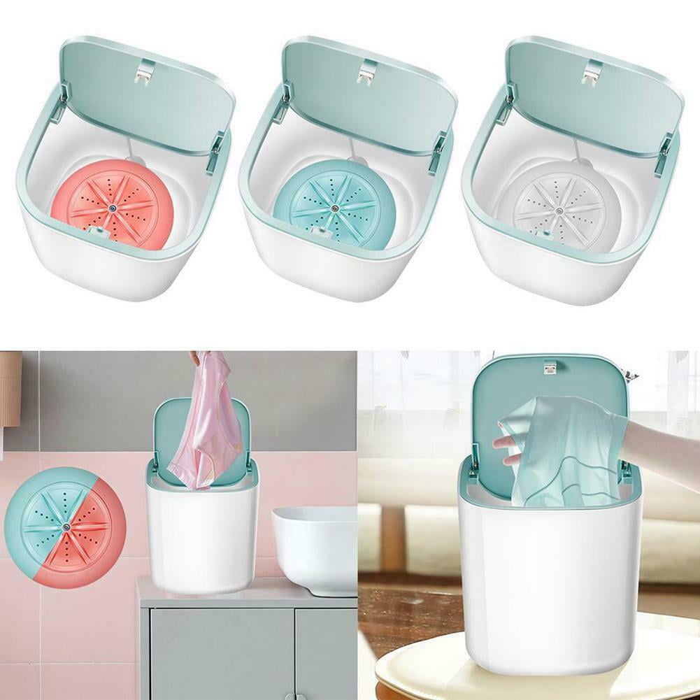 Portable Mini Turbo Washing Machine, Mini Washer for Bra Lingerie baby