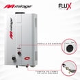 thumbnail image 2 of Boiler De Paso Flux Mirage de 6 Litros Por Minuto Gas Natural Mirage MBF06EF, 2 of 3