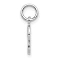 thumbnail image 2 of Pendentif Charme Initial Lettre P Design Script Casted Petite Taille en Or Blanc 14K, 2 of 4