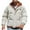 Beige, variant on Men Jacket Men's Solid Color Thick Dake TwoLayer Windproof Pocket Zipper Hooded Outdoor Jacket Jacket Coats , Wine , XL