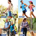 thumbnail image 5 of Mesh Water Bottle Holder with Adjustable Shoulder Strap and Pocket - Lightweight Carrier for Walking, Sports, Hiking, Camping, 5 of 5