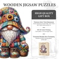 thumbnail image 5 of Rompecabezas de madera Hlison Alien puzzle Gnomo 200 piezas forma irregular con caja, 5 of 5