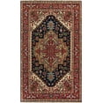 thumbnail image 4 of Rugs America ROYAL HERIZ Collection Midnight Blue RH002 Boho Transitional Area Rug 5'0"X8'0", 4 of 5