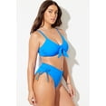 thumbnail image 4 of Swimsuits for All Mentor Tie Front High Waist Side Tie Bikini Set, 4 of 5