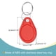 thumbnail image 2 of Llaveros RFID UID 13.56MHz Regrabable Proximidad IC Tarjeta Sin Contacto Inteligente Rojo 5 Paquetes, 2 of 7