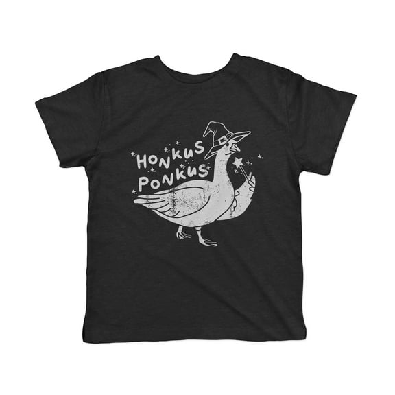 Toddler Funny T Shirts Honkus Ponkus Sarcastic Halloween Goose Graphic Novelty Tee For Young Kids
